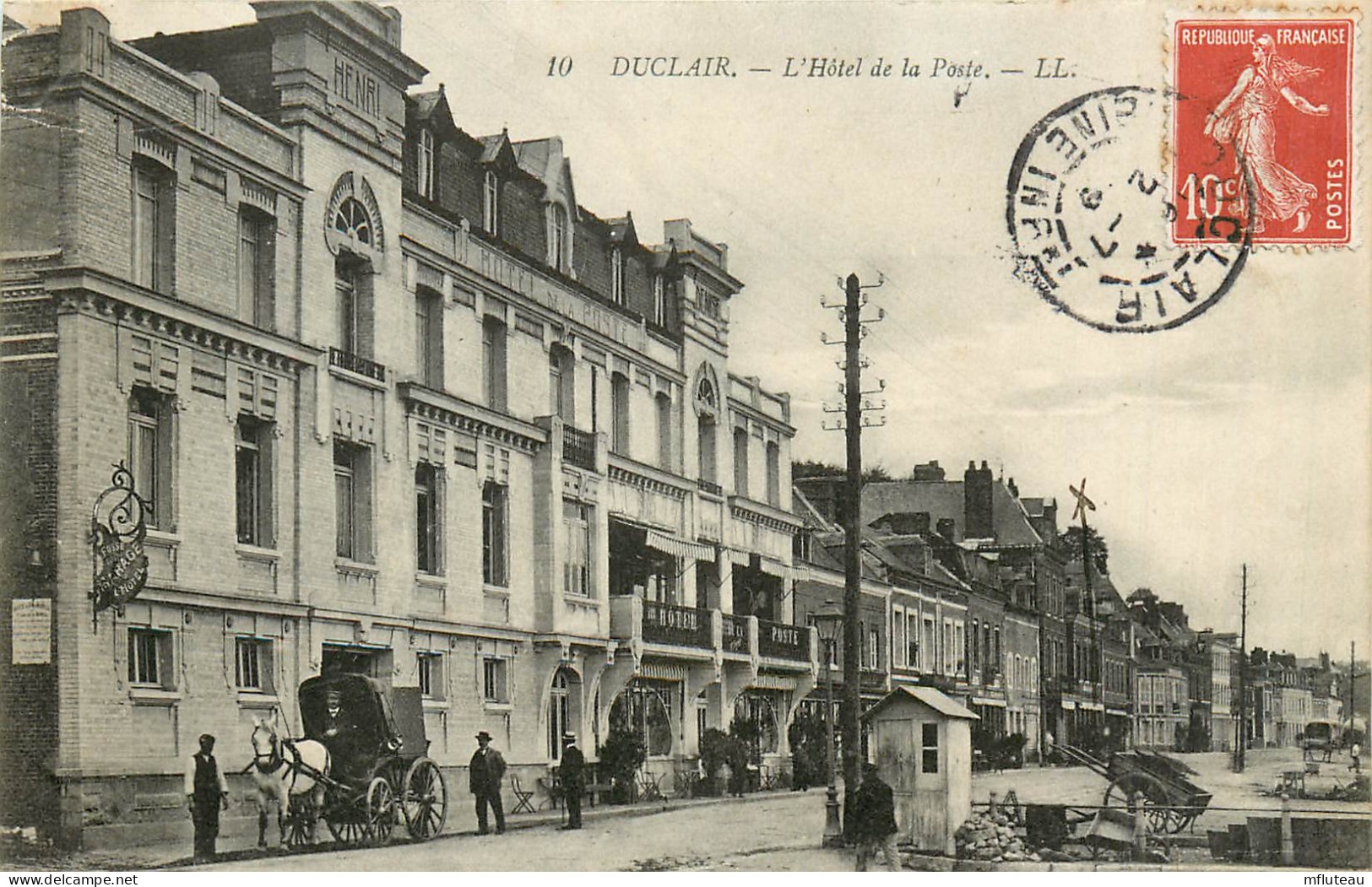76* DUCLAIR   Hotel De La Poste             RL27,1055 - Duclair