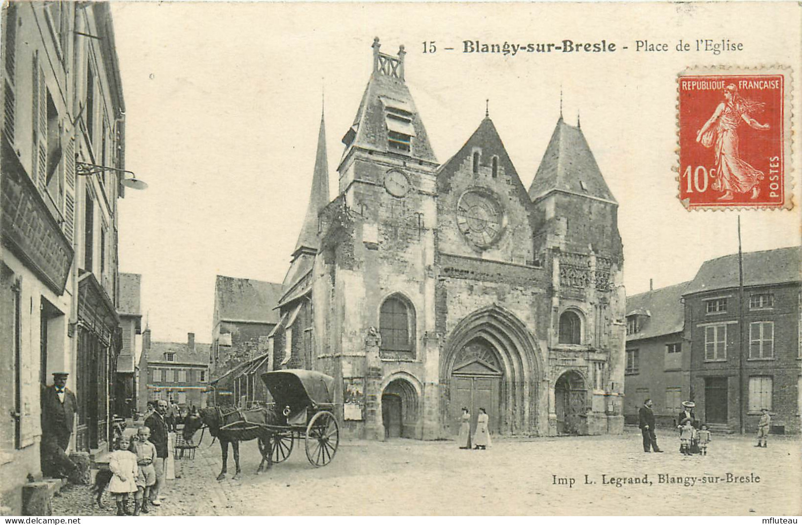 76* BLANGY S/BRESLE  Place De L Eglise            RL27,1030 - Blangy-sur-Bresle