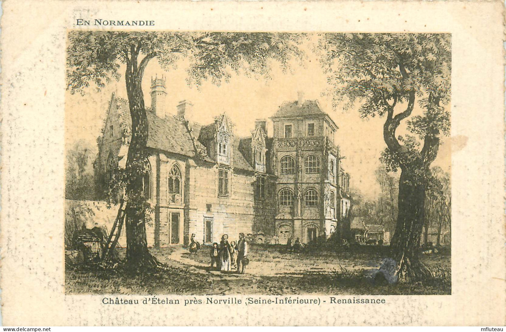 76* ETELAN  Chateau  Renaissance (dessin)            RL27,1013 - Other & Unclassified