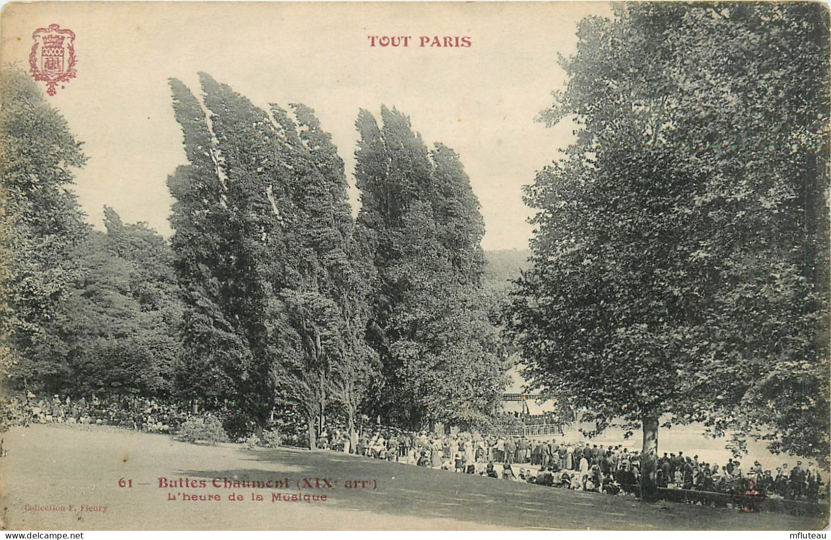 75* PARIS (19)   Buttes Chaumont  - L Heure De La Musique        RL27,0945 - District 17