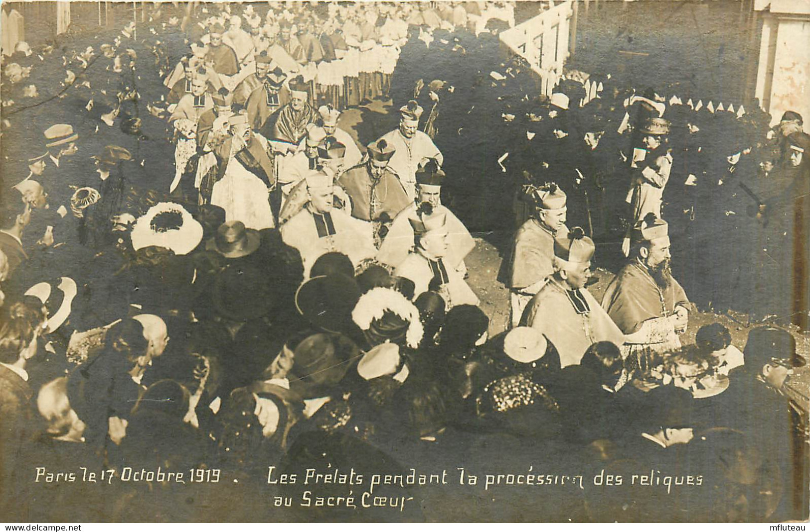 75* PARIS (18)   Montmartre -  Procession Des Reliques Du Sacre Cur 1919         RL27,0924 - Arrondissement: 16