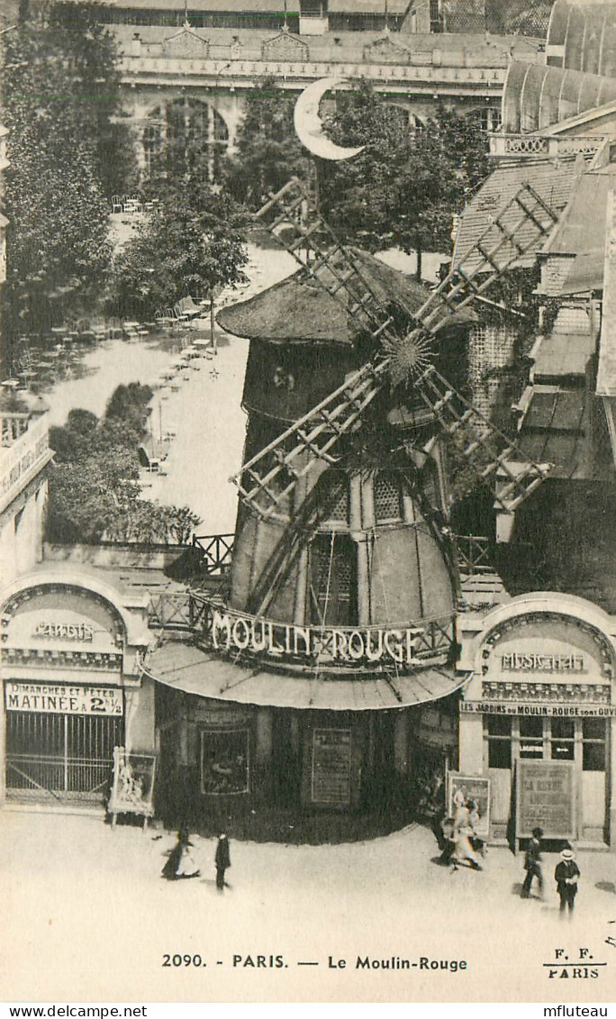 75* PARIS (18)   Montmartre -     Le Moulin Rouge       RL27,0913 - Paris (16)