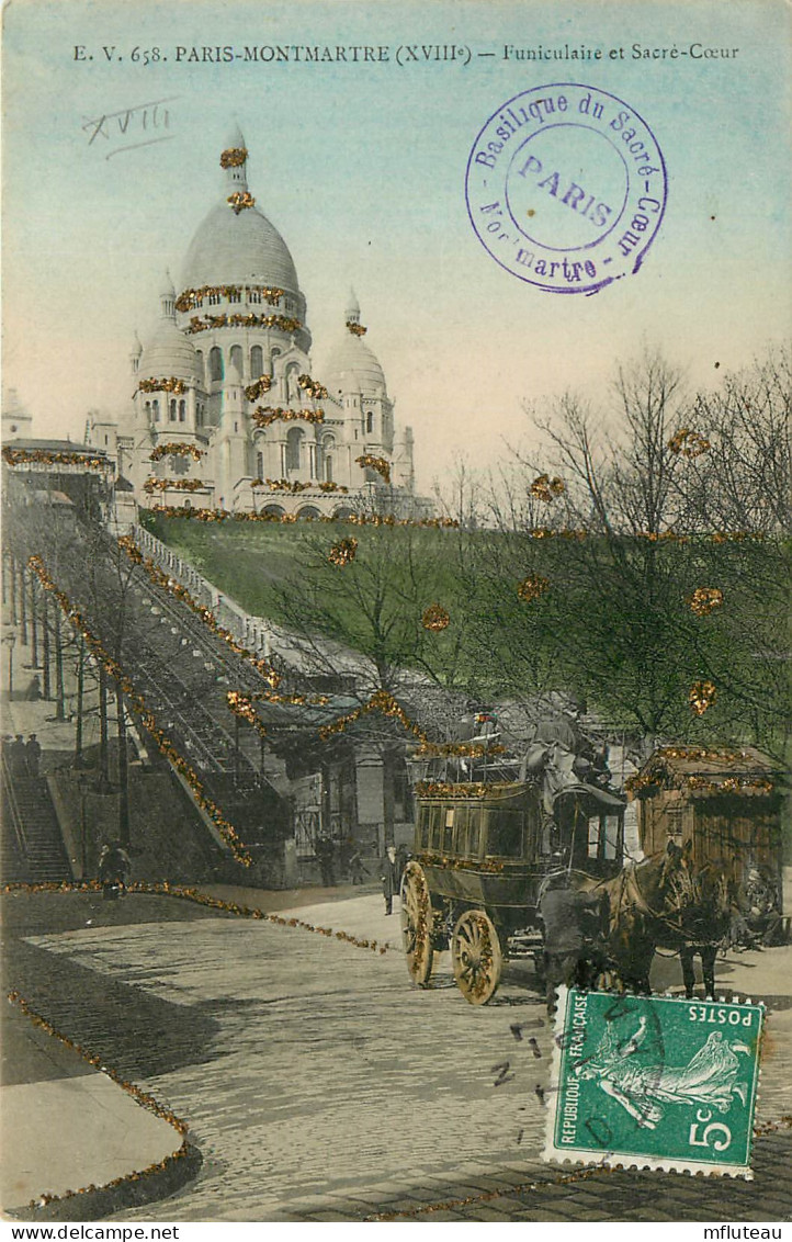 75* PARIS (18)   Montmartre  Funiculaire De Sacre Cur           RL27,0851 - Distretto: 16