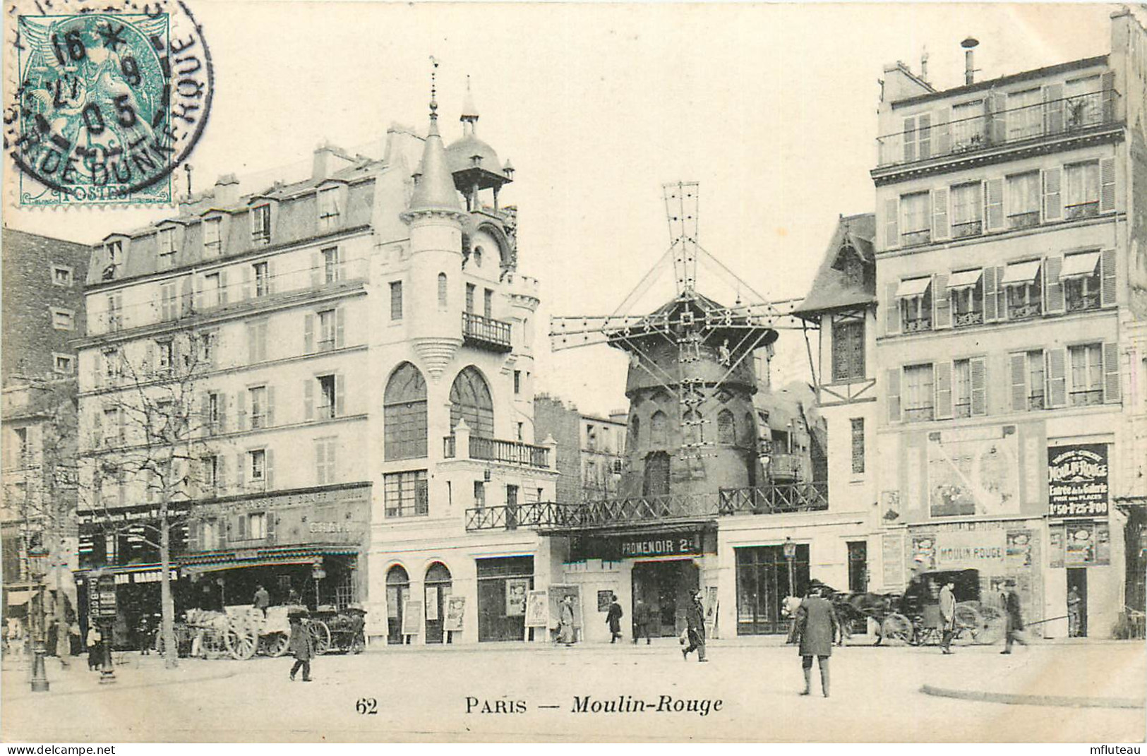 75* PARIS (18)   Montmartre -    Moulin Rouge      RL27,0846 - Distretto: 16