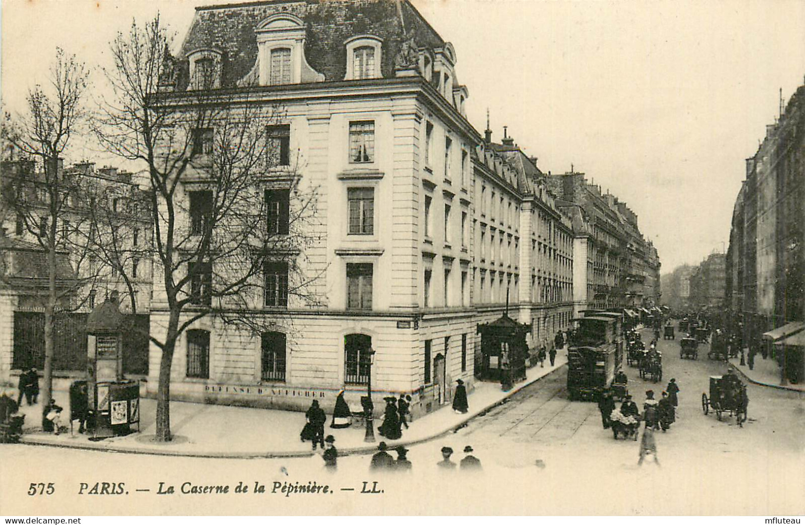 75* PARIS (18)   Caserne De La Pepiniere       RL27,0841 - Casernes