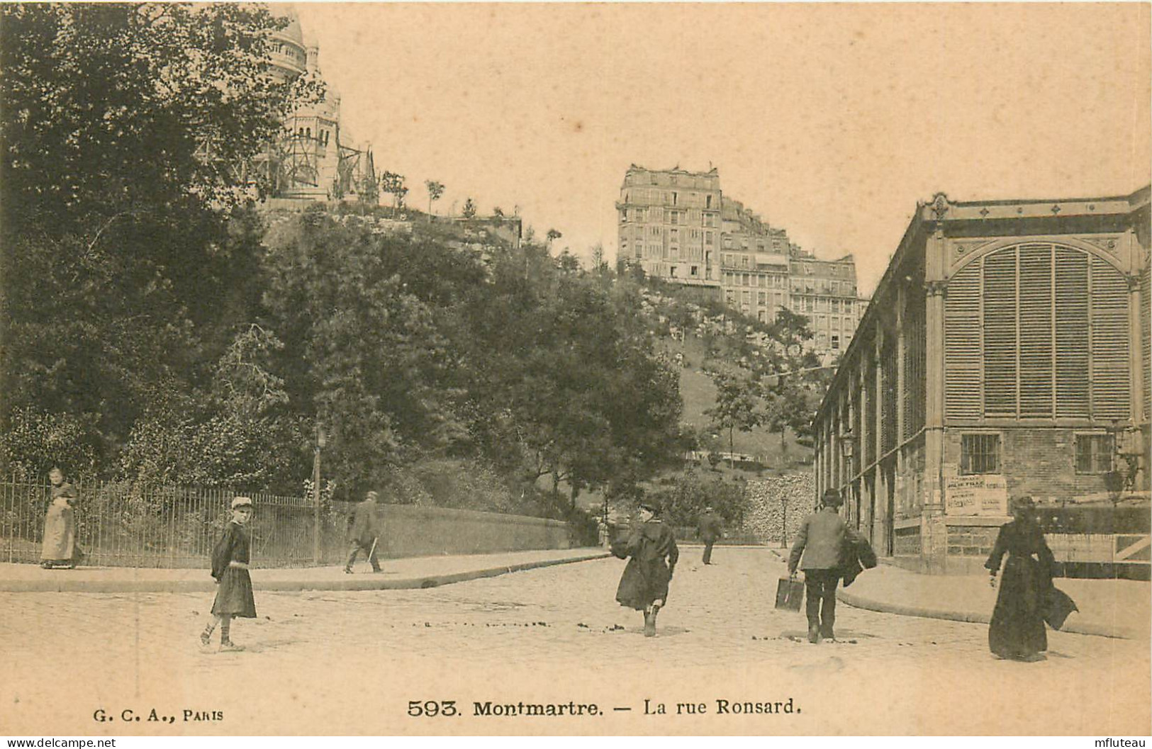75* PARIS (18)   Montmartre -    La Rue Ronsard    RL27,0825 - Distretto: 16