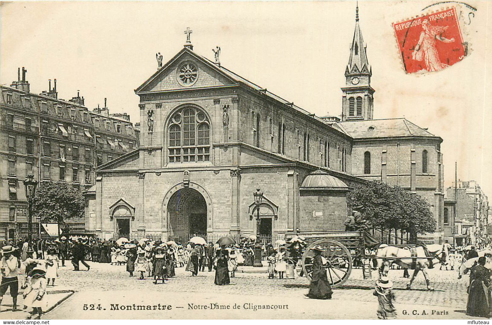 75* PARIS (18)   Montmartre -       Natre Dame De Clignancourt  RL27,0823 - District 16