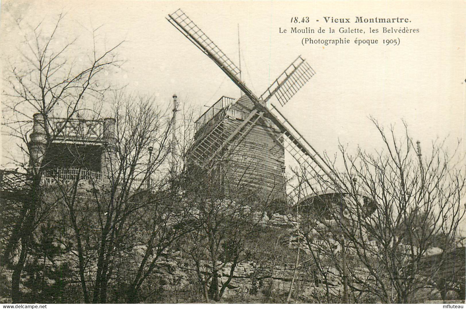 75* PARIS (18)   Montmartre -  Moulin De La Galette       RL27,0815 - District 16