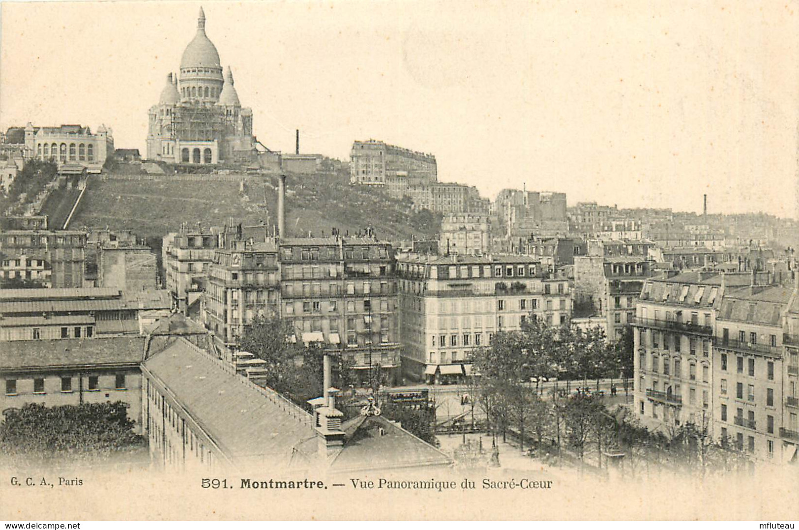 75* PARIS (18)   Montmartre -  Vue Generale Du Sacre Cur     RL27,0804 - District 16