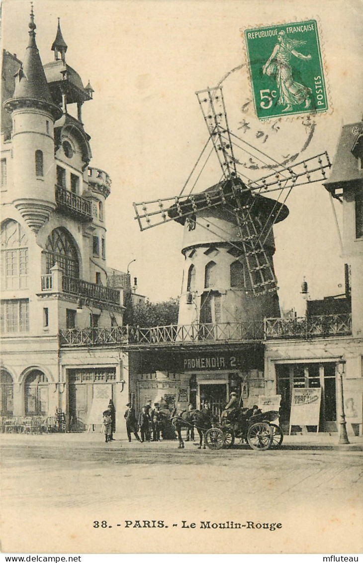75* PARIS (18)  Le Moulin Rouge       RL27,0765 - Arrondissement: 16