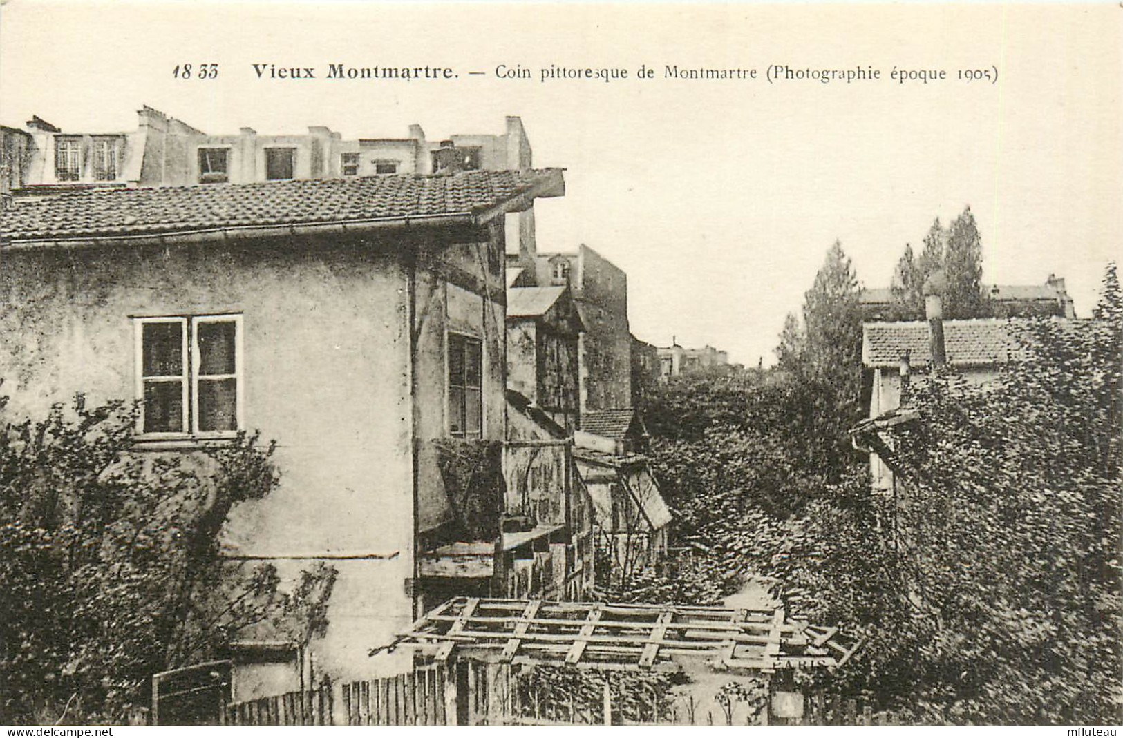 75* PARIS (18)  Montmartre -  Un Coin Pitoresque (1905)       RL27,0763 - District 16