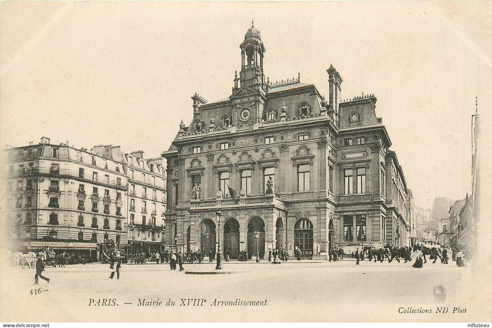 75* PARIS (18) Mairie Du XVIIIe    RL27,0767 - Arrondissement: 16