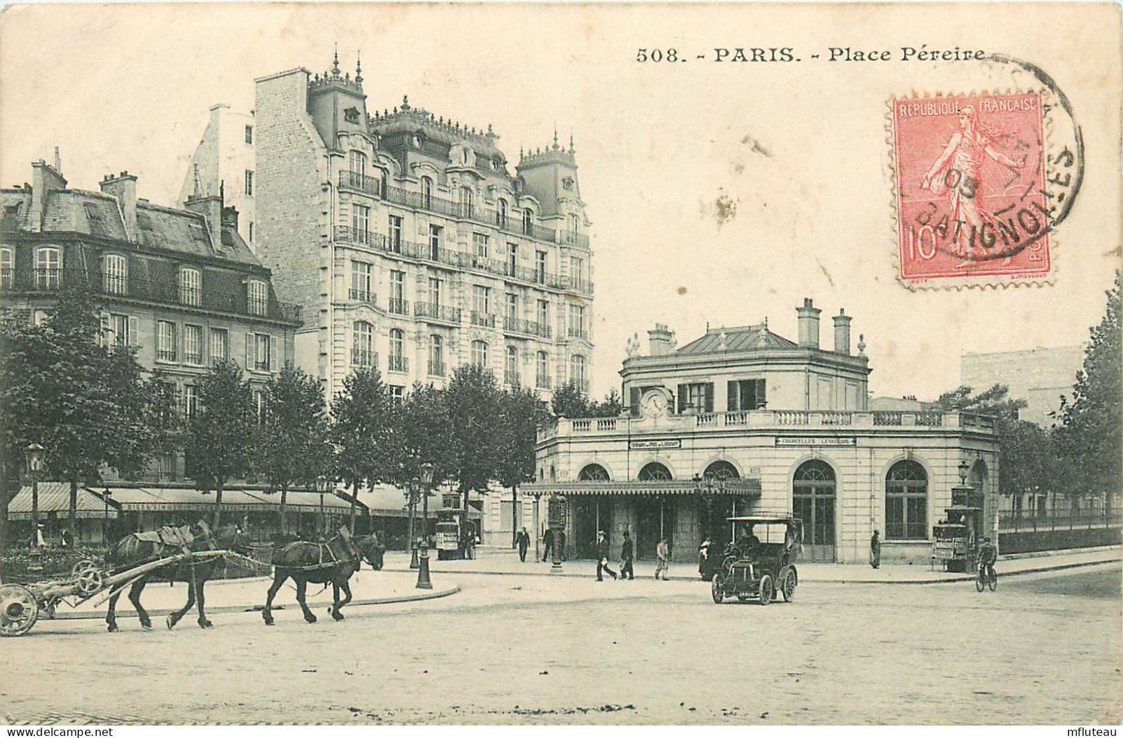 75* PARIS (17)    Place Pereire        RL27,0760 - Distrito: 15