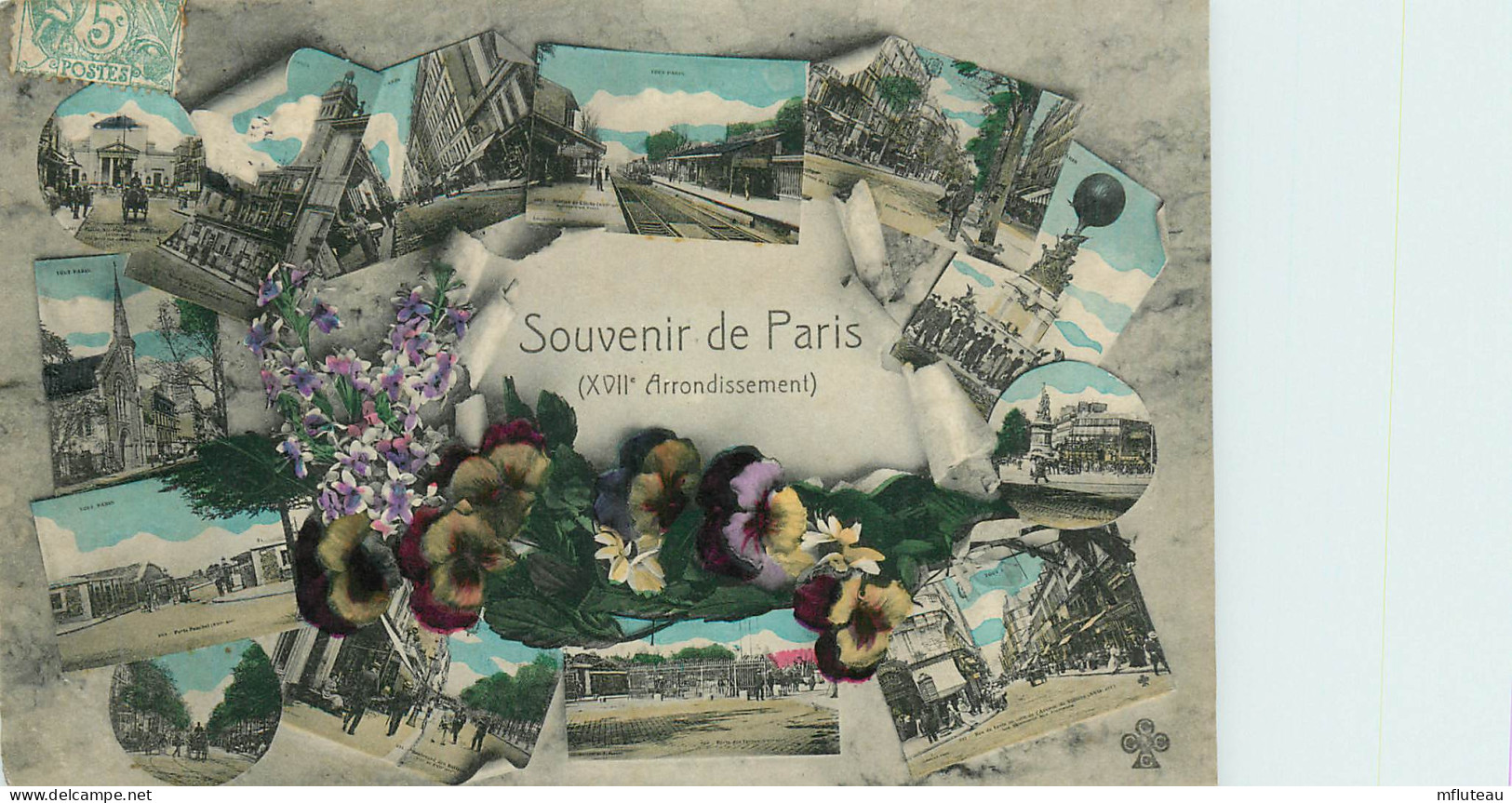 75* PARIS (17)   Souvenir    Multi-vues   RL27,0759 - Arrondissement: 15