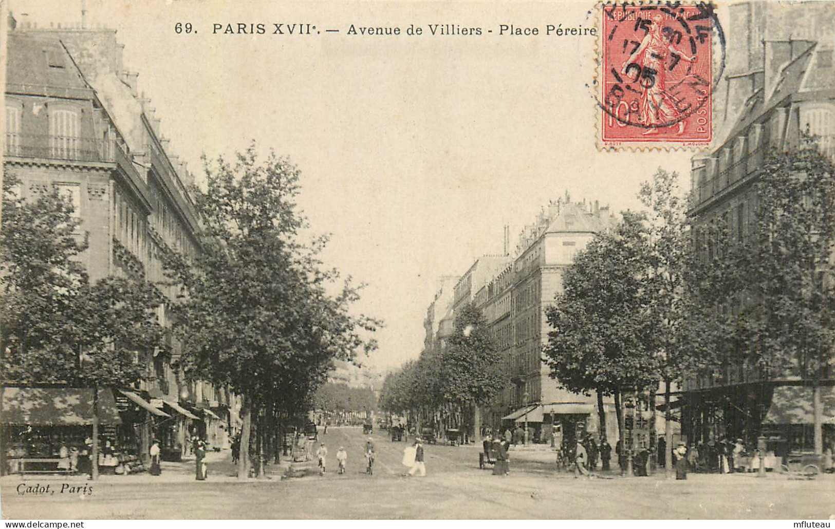 75* PARIS (17)    Av De Villiers        RL27,0750 - Arrondissement: 15