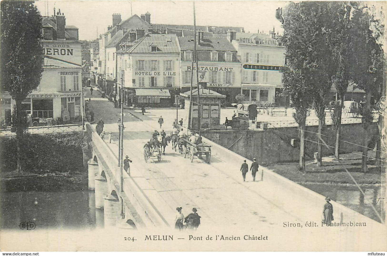 77* MELUN    Pont De L Ancien Chatelet   RL27,1793 - Melun