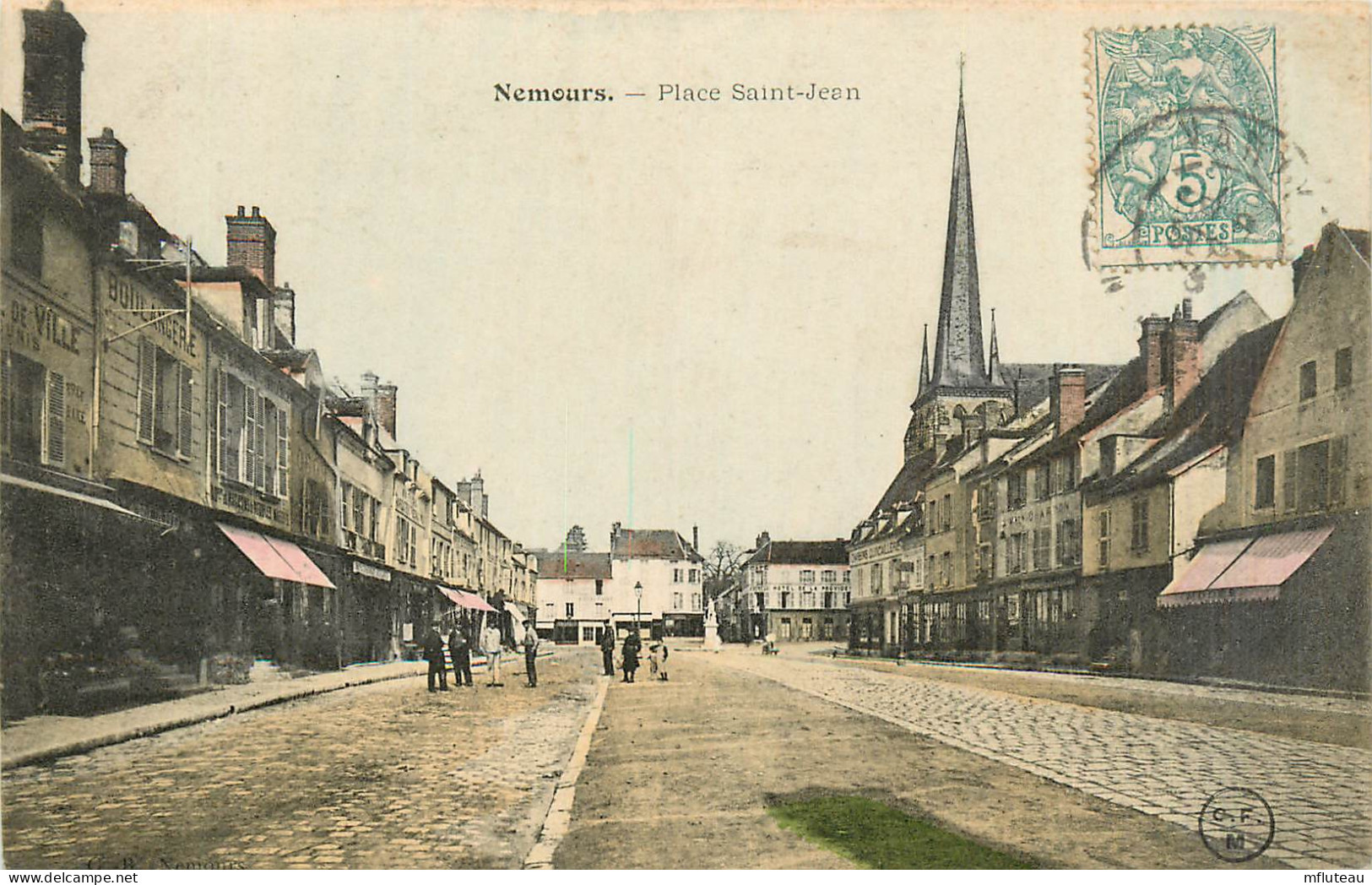 77* NEMOURS     Place St Jean    RL27,1771 - Nemours