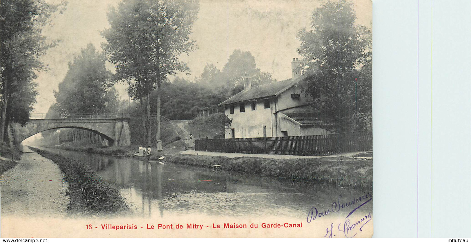 77* VILLEPARISIS  Pont De Mitry  Maison Du Garde Canal        RL27,1661 - Villeparisis