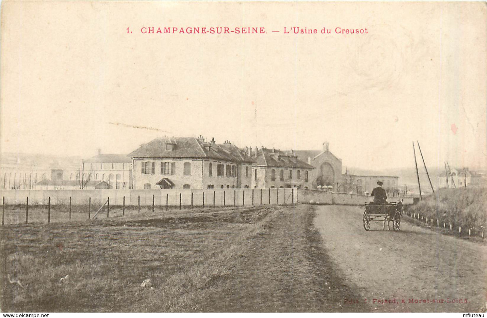 77* CHAMPAGNE S/SEINE  Usine Du Creusot         RL27,1646 - Champagne Sur Seine