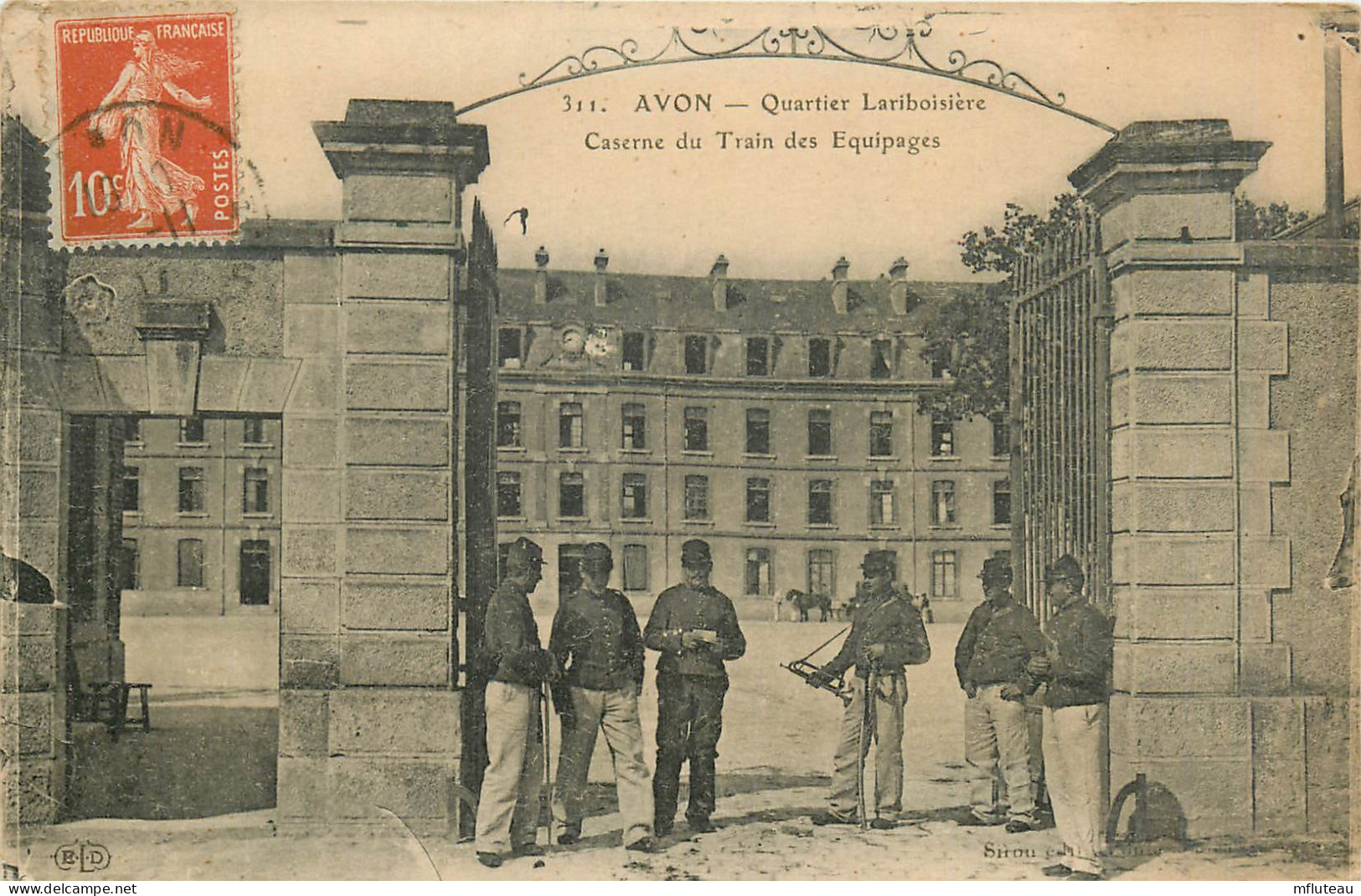 77* AVON  Quartier Lariboisiere  Train Des Equipages      RL27,1581 - Barracks