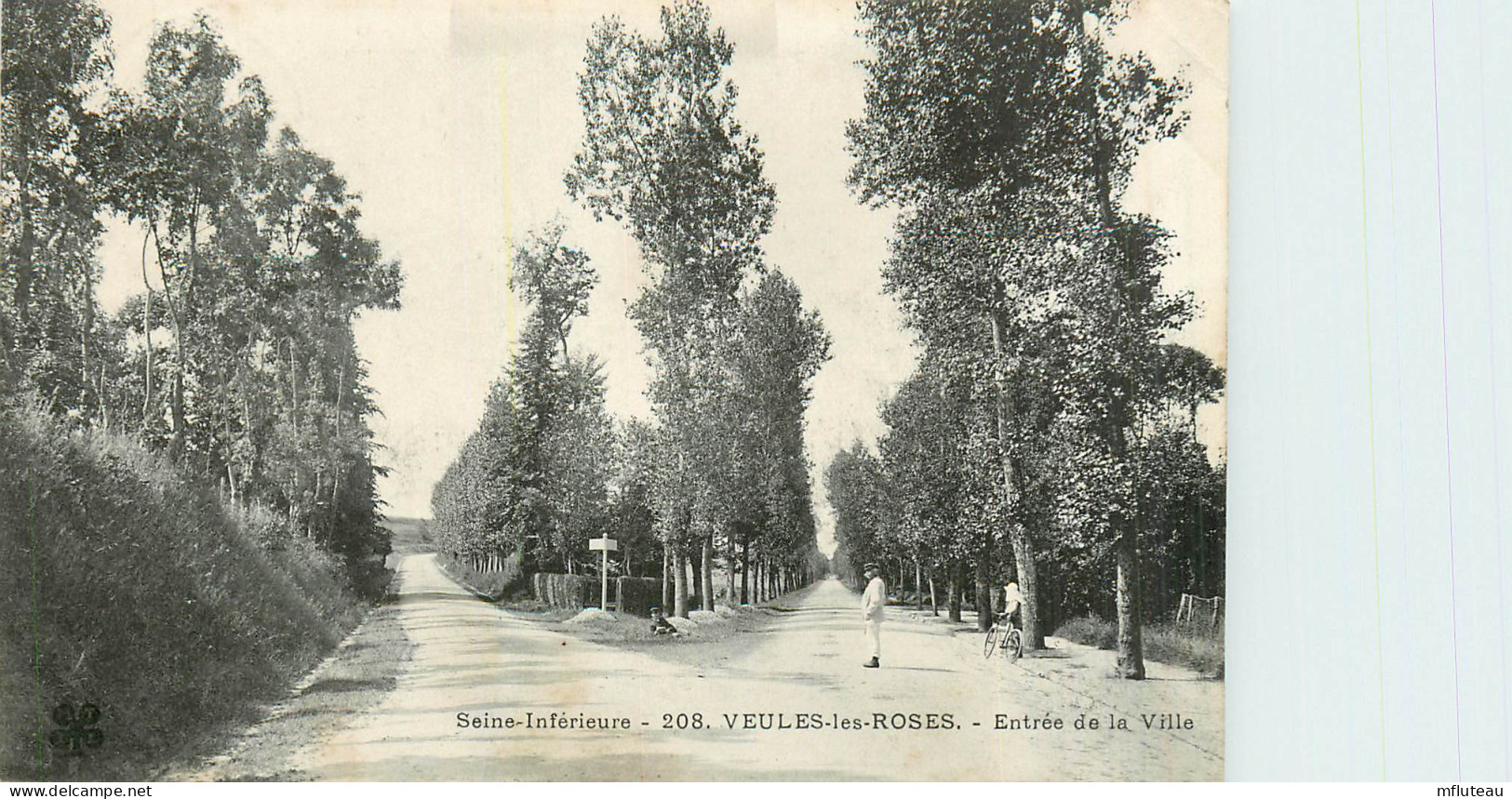 76* VEULES LES ROSES     Entree De La Ville   RL27,1521 - Veules Les Roses
