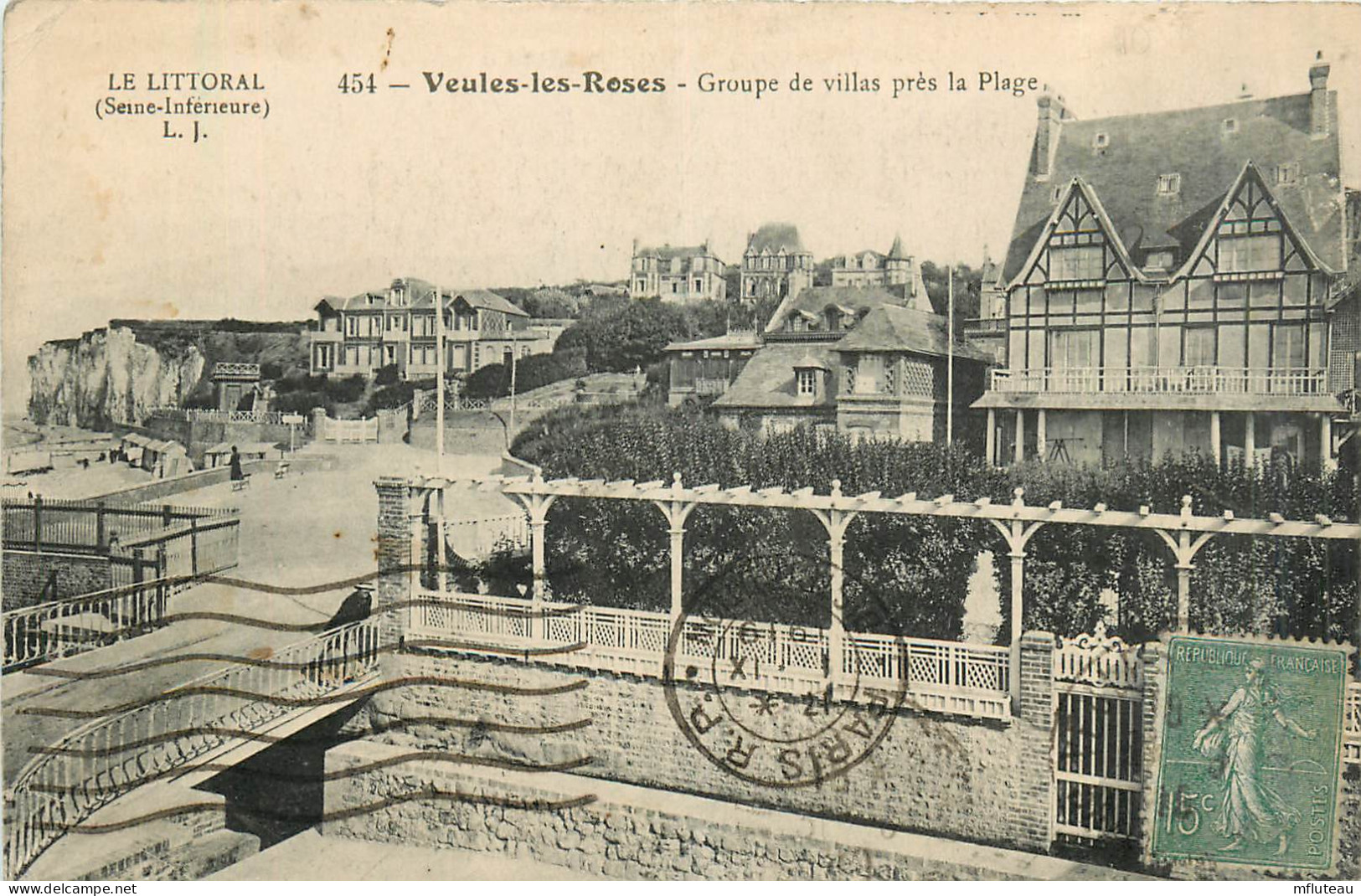 76* VEULES LES ROSES   Villas Pres De La Plage    RL27,1507 - Veules Les Roses