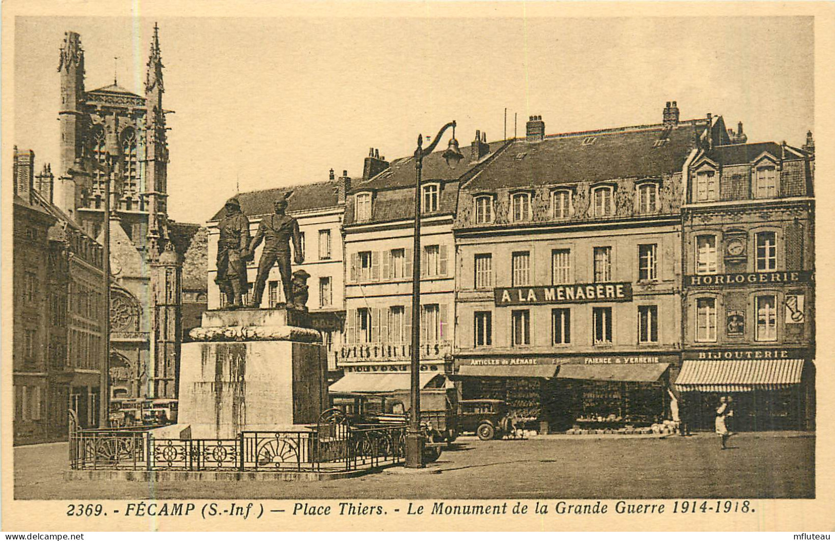 76* FECAMP  Place Thiers    RL27,1499 - Fécamp