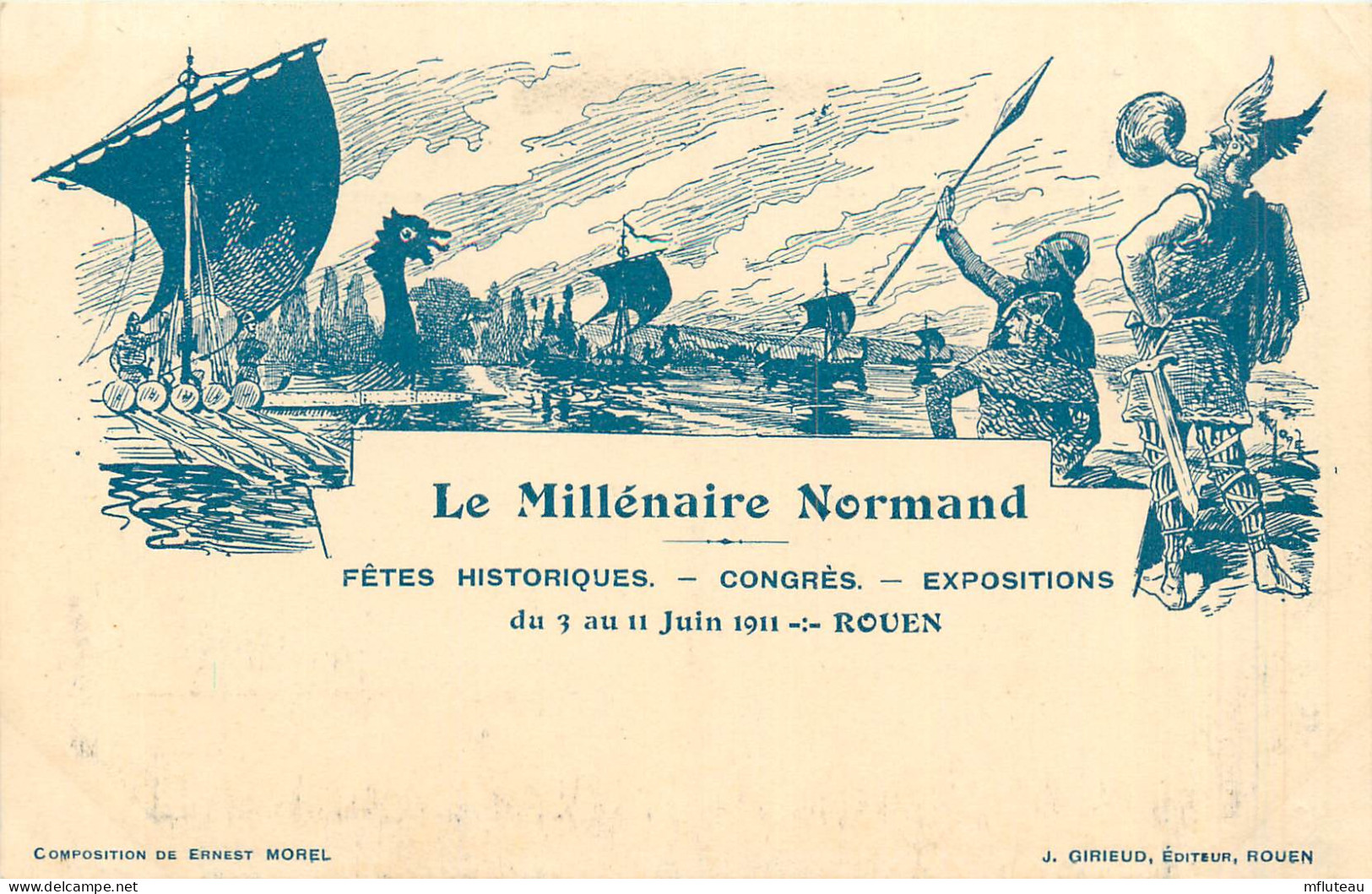 76*  ROUEN   Millenaire Normand 1911       RL27,1457 - Rouen