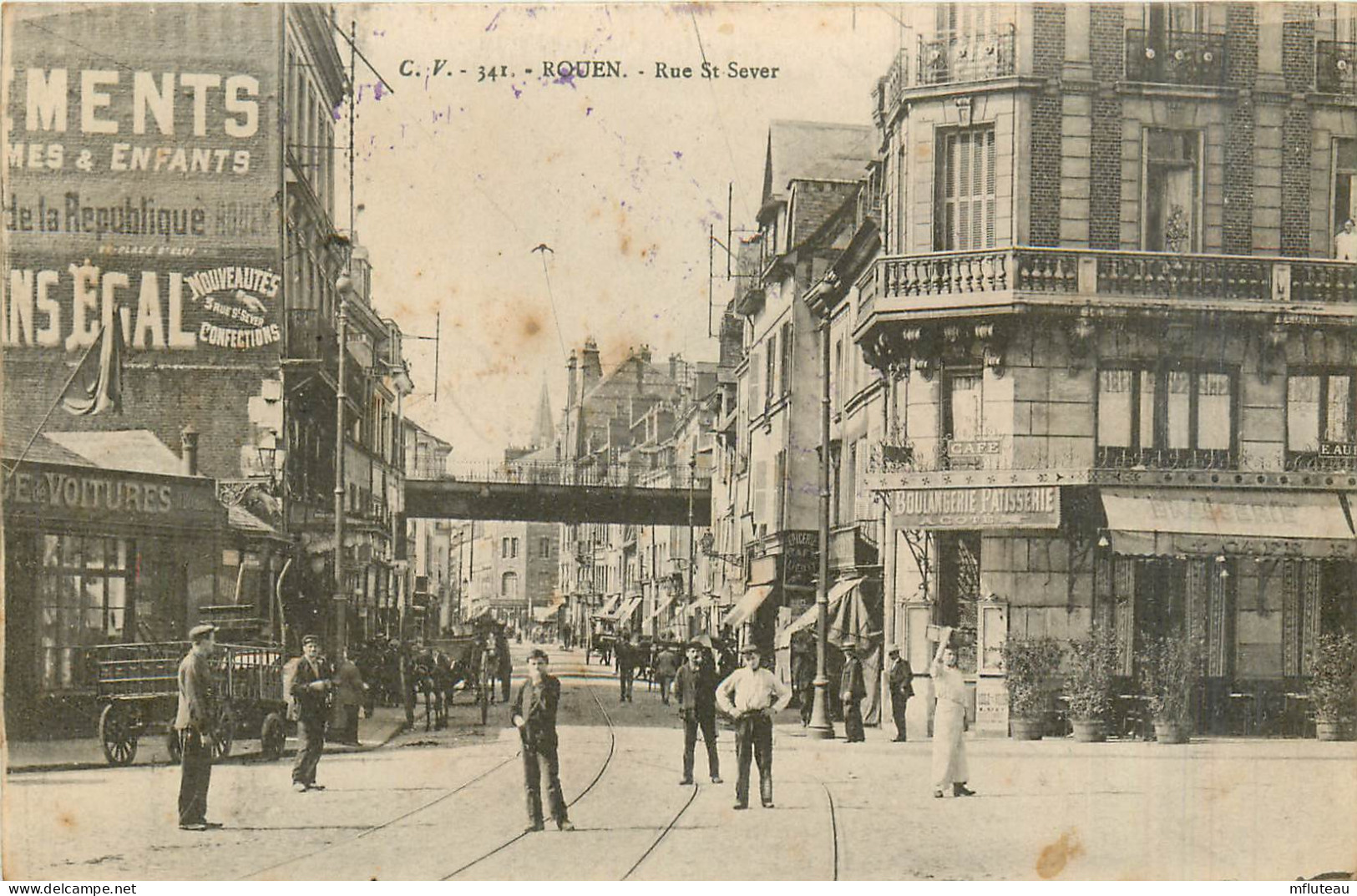 76*  ROUEN    Rue St Sever      RL27,1446 - Rouen