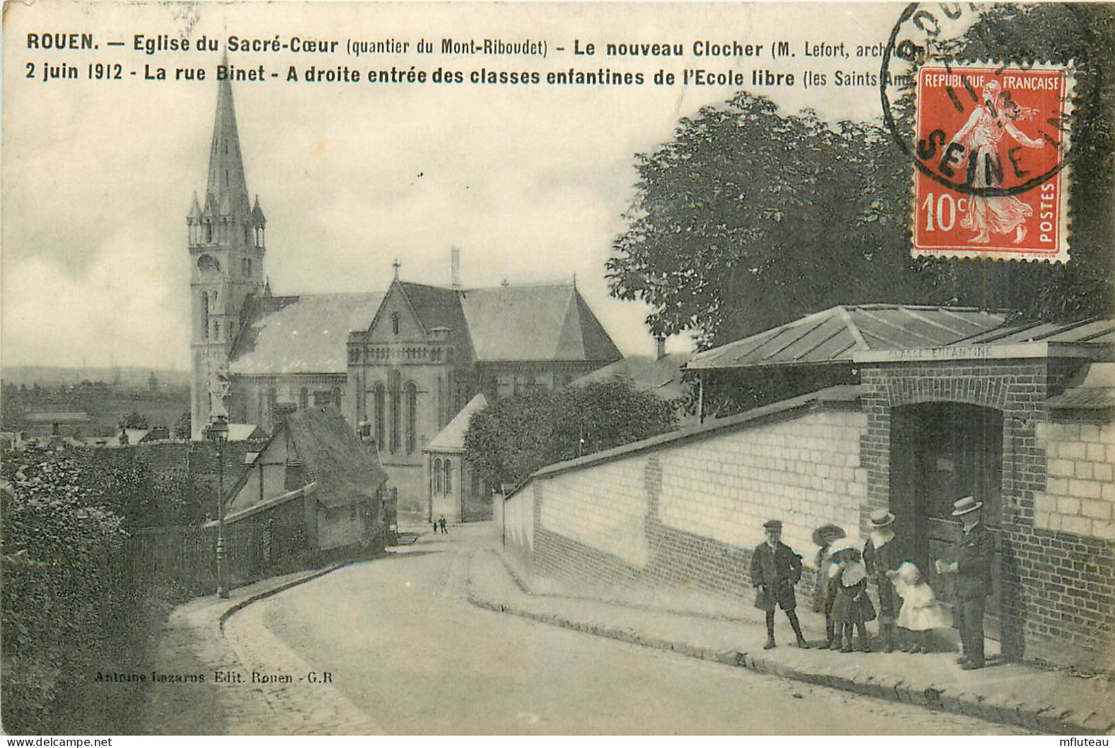 76*  ROUEN   Eglise  Du Sacre Cur        RL27,1444 - Rouen