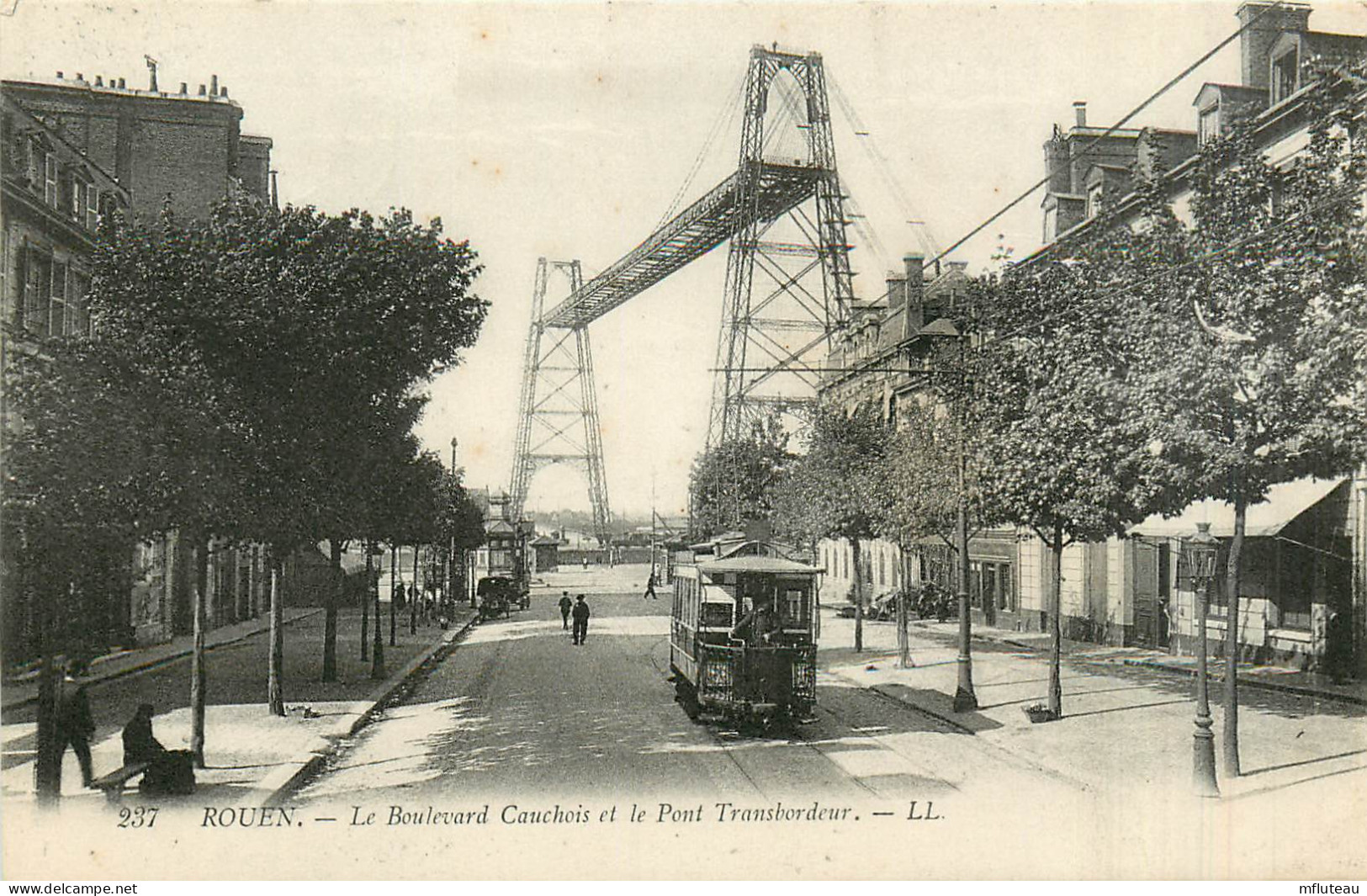 76*  ROUEN  Bd Cauchois Et Pont Transbordeur         RL27,1441 - Rouen
