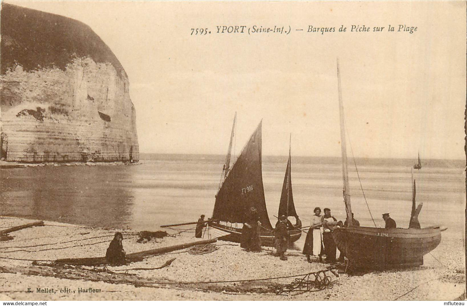 76* LE TREPORT     Barques De Peche Sur La Plage       RL27,1432 - Le Treport