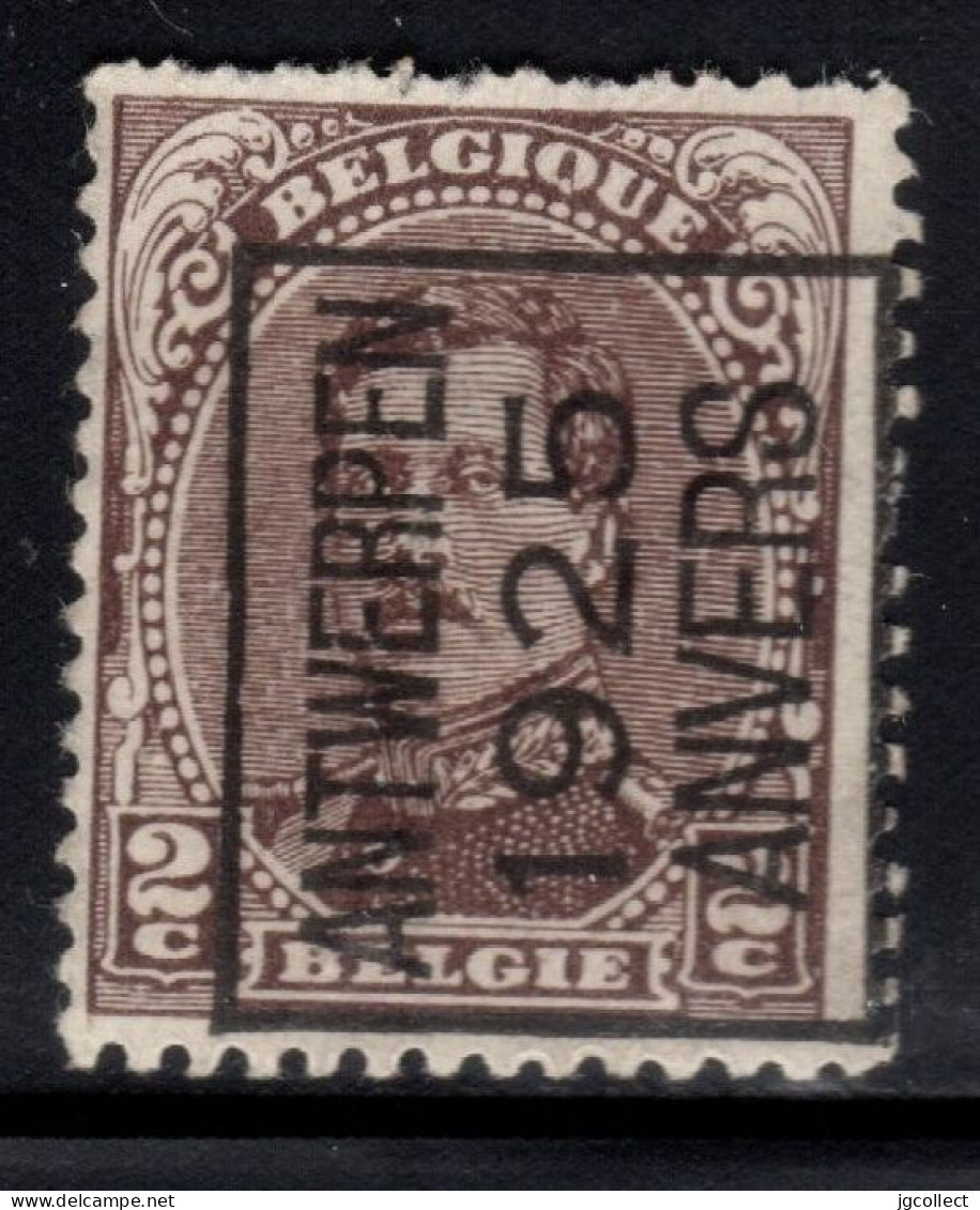 Typo 108-III A (ANTWERPEN 1925 ANVERS) - O/used - Typo Precancels 1922-26 (Albert I)