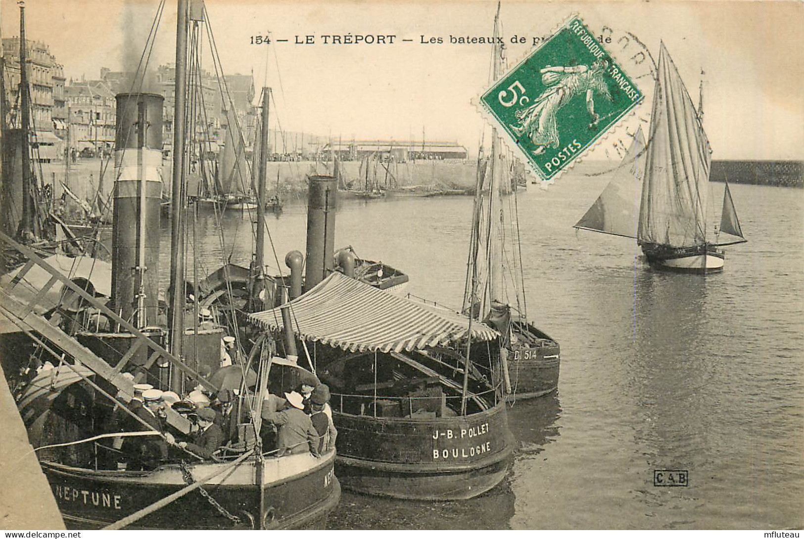 76* LE TREPORT  Les Bateaux De Promenade          RL27,1402 - Le Treport