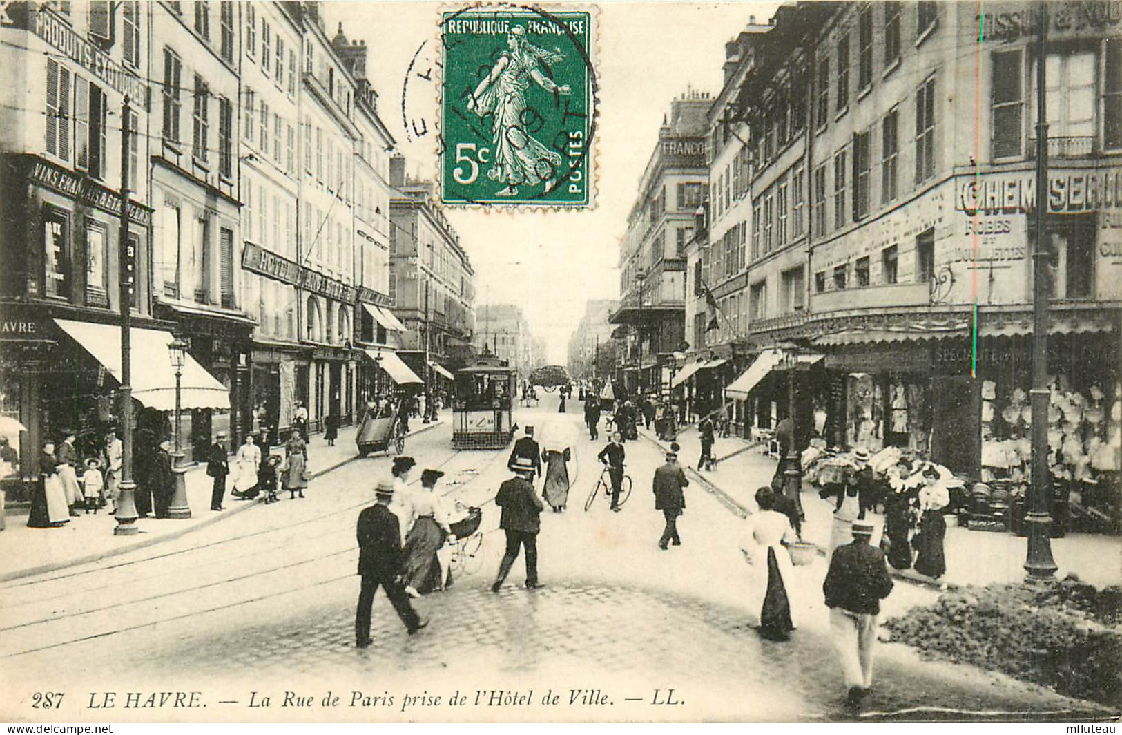 76* LE HAVRE    Rue De Paris          RL27,1345 - Unclassified