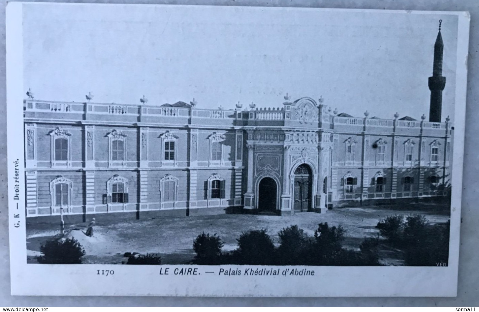 CPA EGYPTE Le Caire Palais Khédivial D'Abdine - Cairo