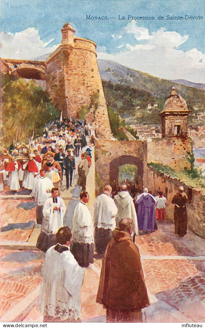 MONACO  Procession De Ste Devote     RL27,2038 - Autres & Non Classés