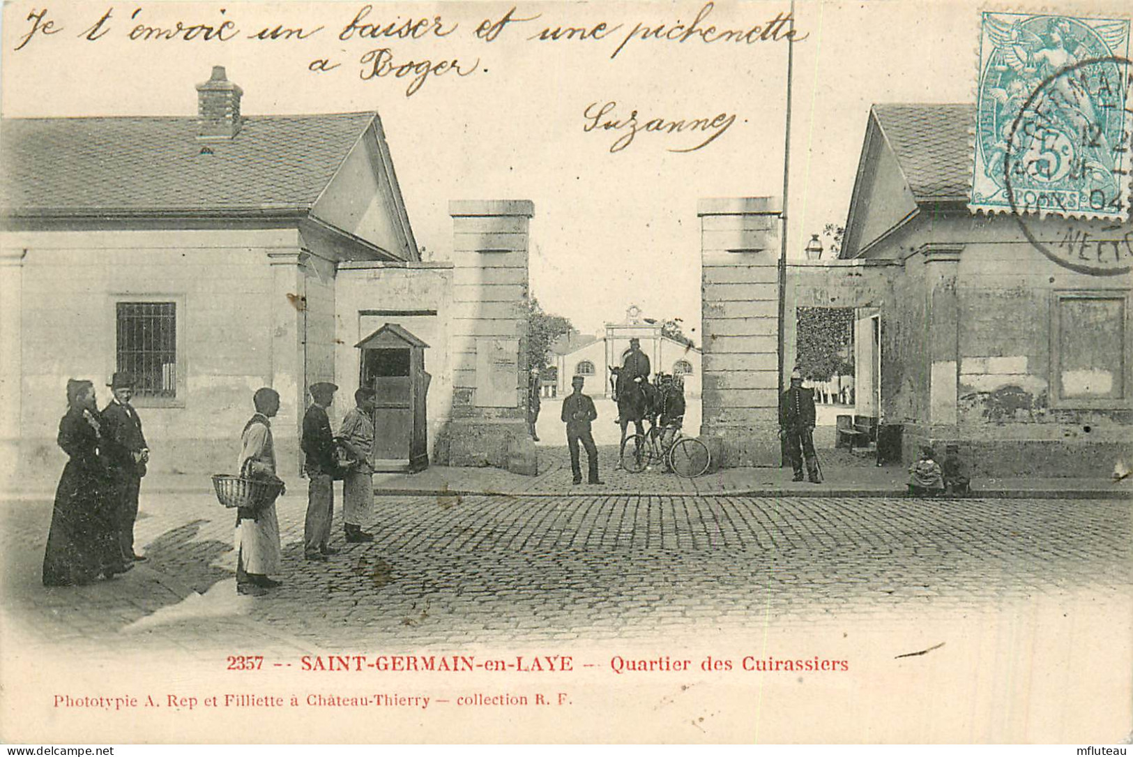 78* ST GERMAIN  EN LAYE   Quartier Des Cuirassiers    RL27,2000 - Barracks