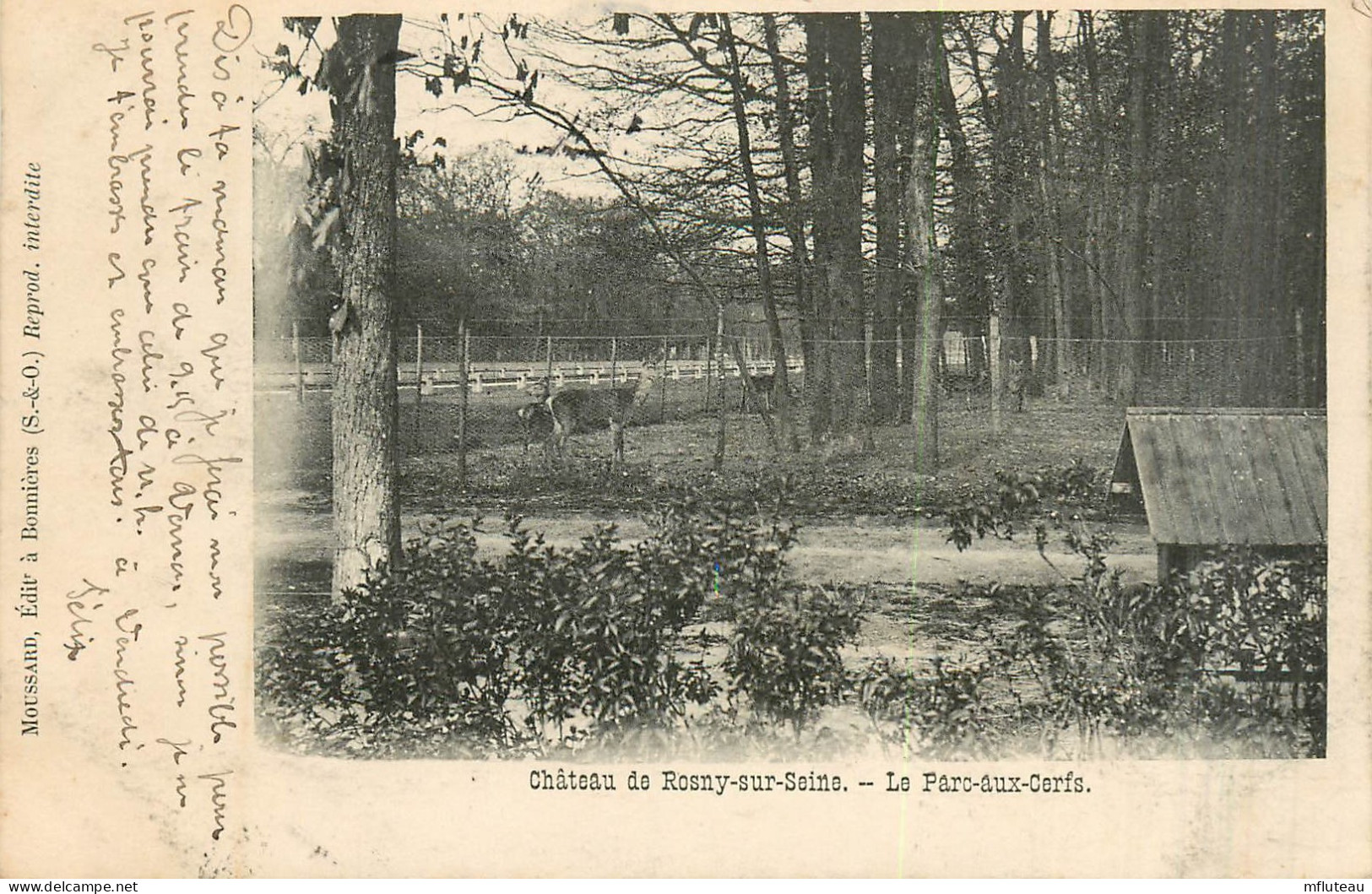 78* ROSNY S/SEINE  Chateau  Parc Aux Cerfs       RL27,1965 - Rosny Sur Seine