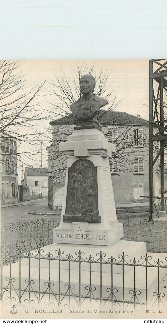 78* HOUILLES   Statue De Victor Schoelcher        RL27,1946 - Houilles