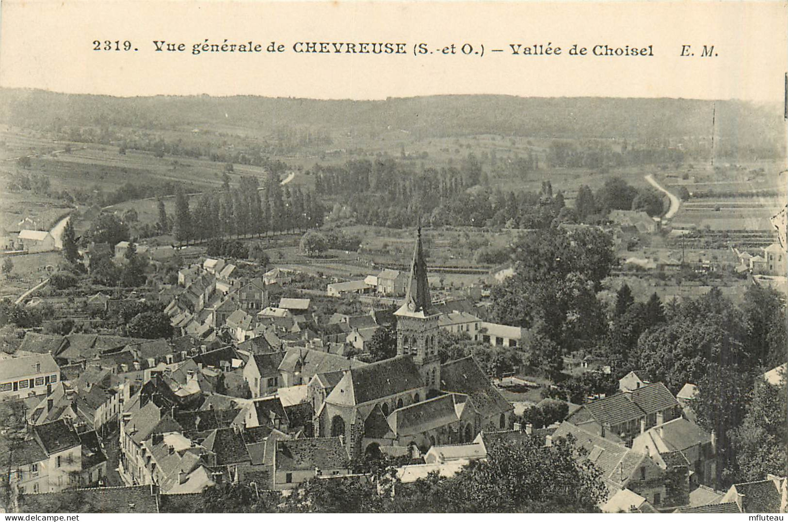 78* CHEVREUSE   Vue Generale  Vallee De Choisel   RL27,1928 - Chevreuse