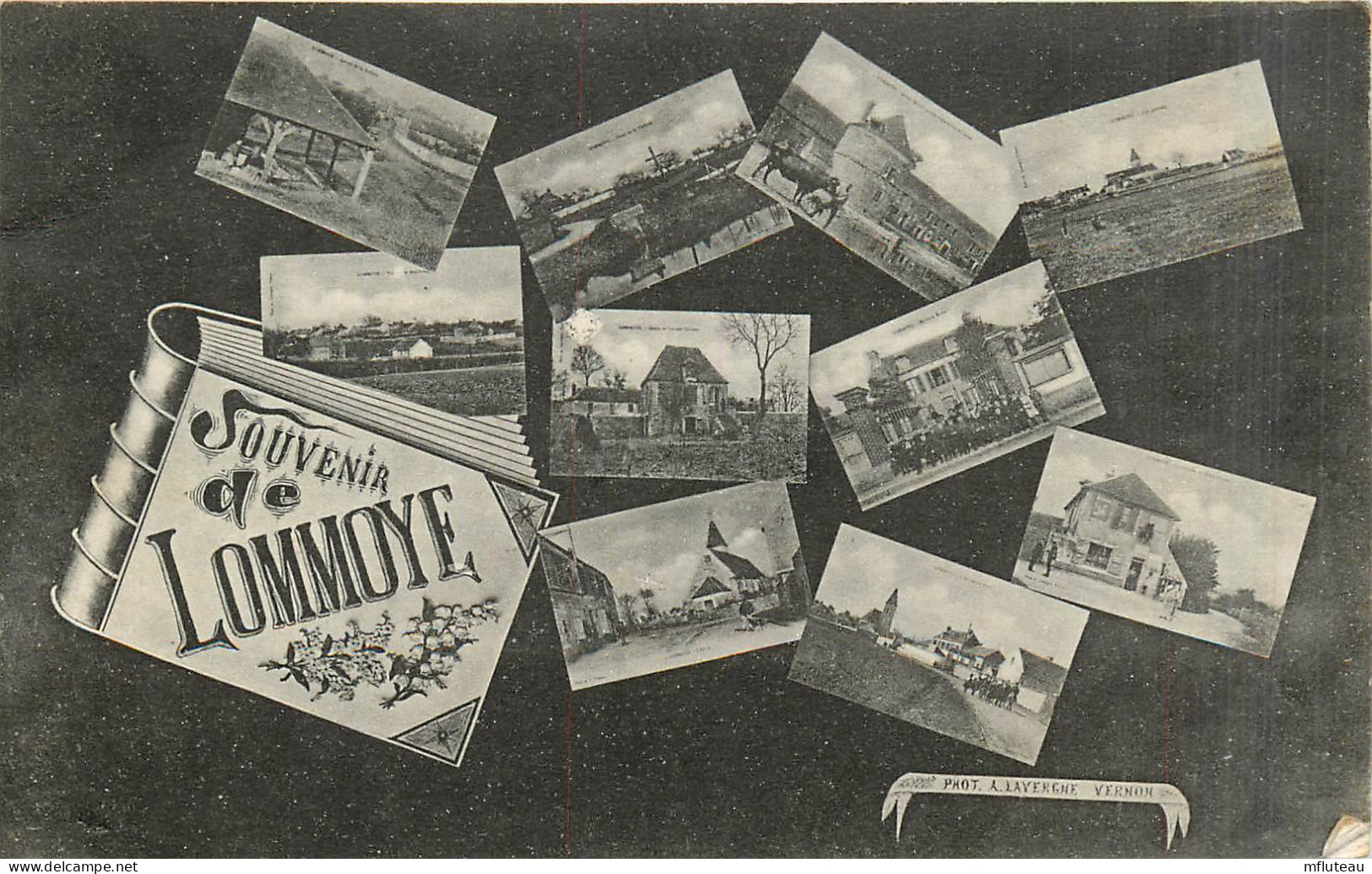 78* LOMMOYE  « souvenir »  Multi-vues       RL27,1926 - Autres & Non Classés