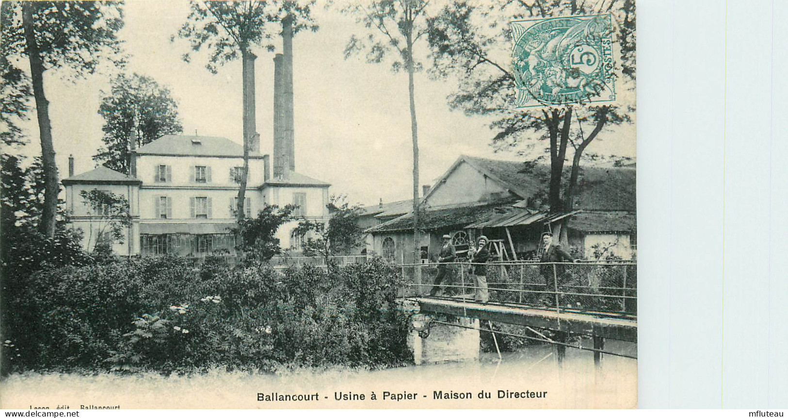78* BALLANCOURT Usine A Papier  Maison Du Directeur         RL27,1920 - Other & Unclassified