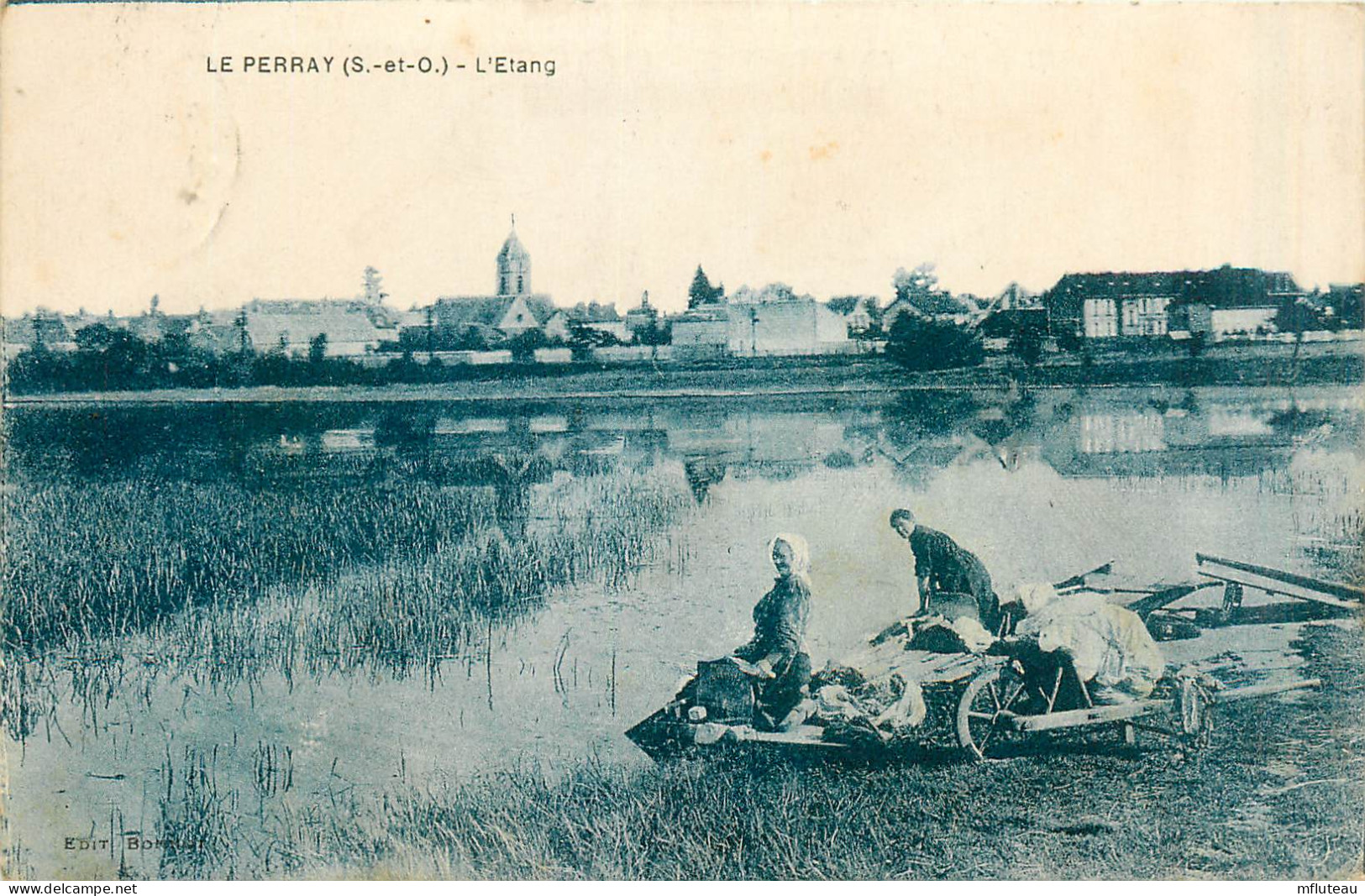 78* LE PERAY  L Etang -  Lavandieres       RL27,1917 - Le Perray En Yvelines