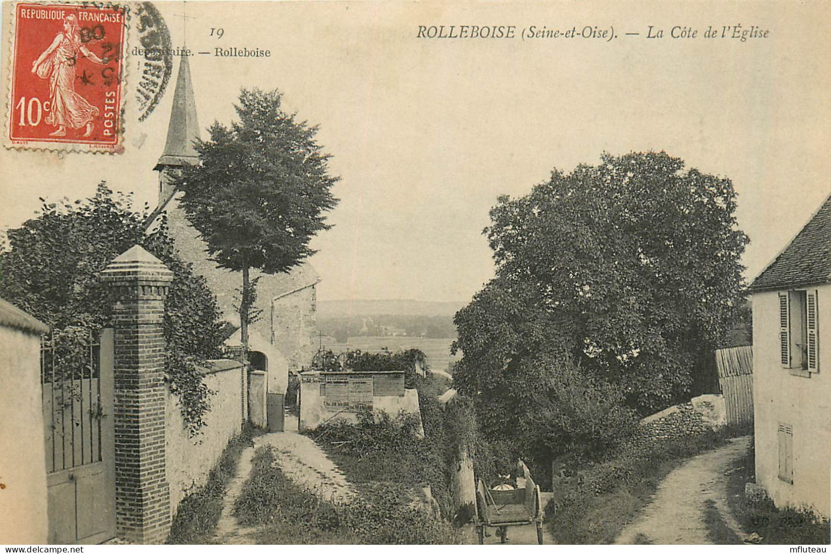 78* ROLLEBOISE   La Cote De L Eglise   RL27,1904 - Other & Unclassified