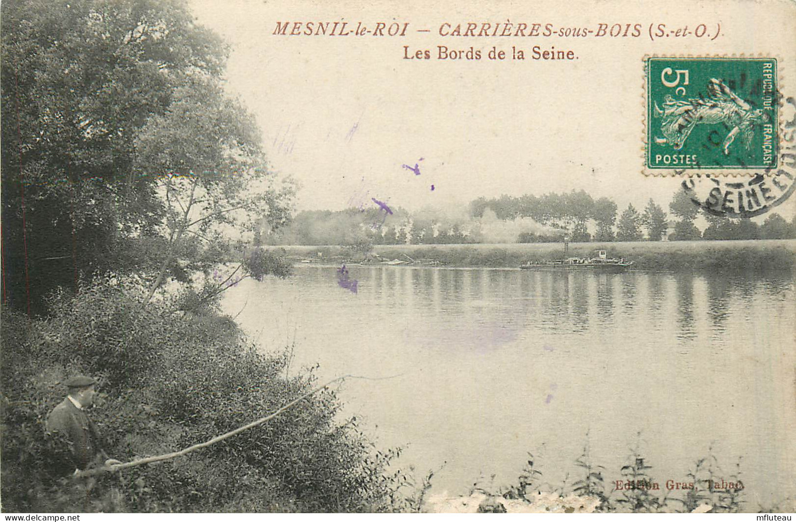 78* MESNIL LE ROI  - CARRIERES S/BOIS  Bords De Seine         RL27,1888 - Other & Unclassified
