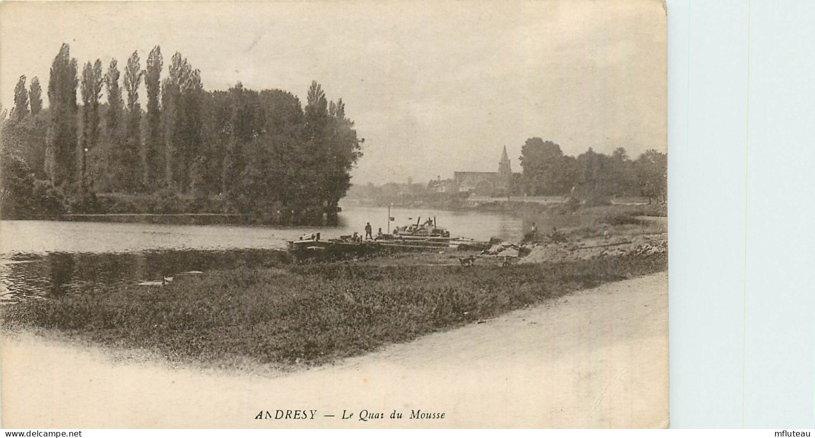 78* ANDRESY    Le Quai Du Mousse      RL27,1862 - Andresy