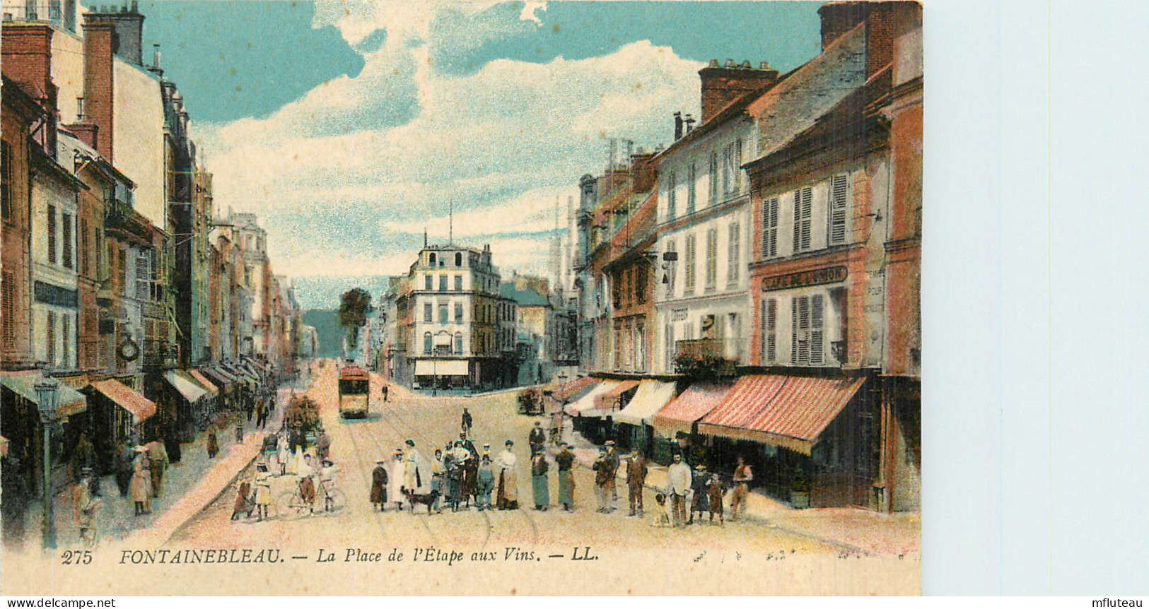77* FONTAINEBLEAU    Place De L Etape Auxx Vins   RL27,1835 - Fontainebleau