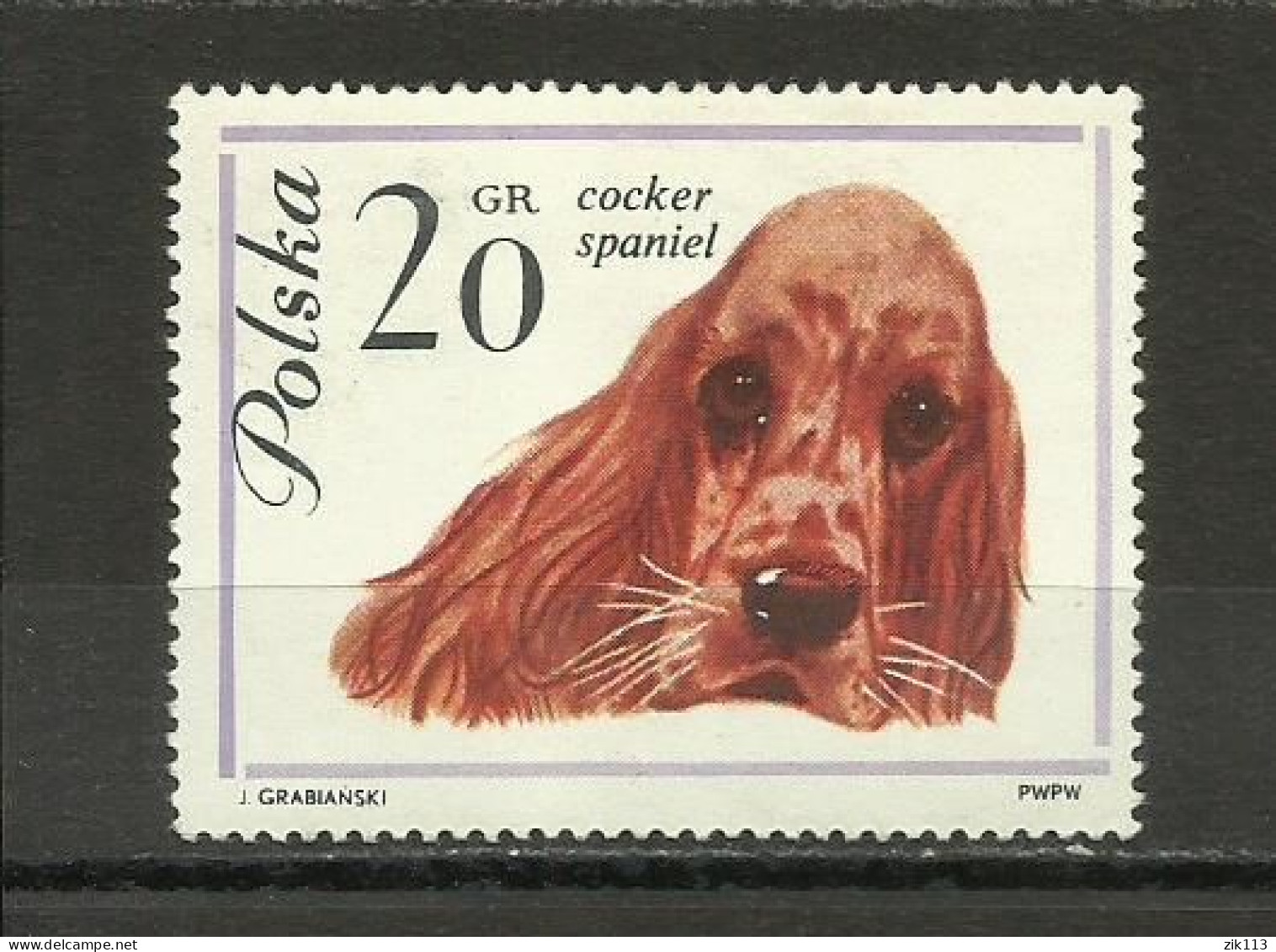 POLAND  1963 - DOGS , MNH - Ungebraucht