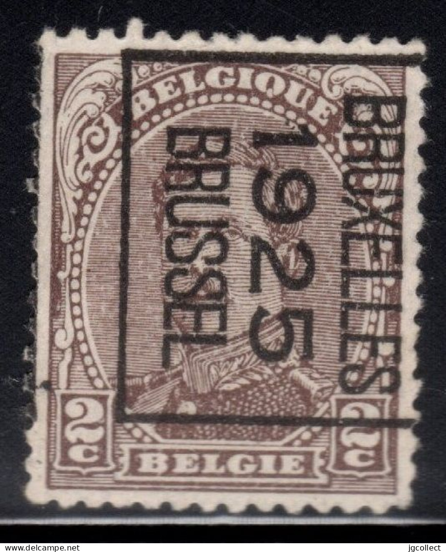Typo 109-III B (BRUXELLES 1925 BRUSSEL) - O/used - Typo Precancels 1922-26 (Albert I)
